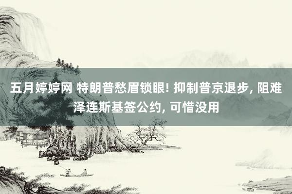 五月婷婷网 特朗普愁眉锁眼! 抑制普京退步, 阻难泽连斯基签公约, 可惜没用
