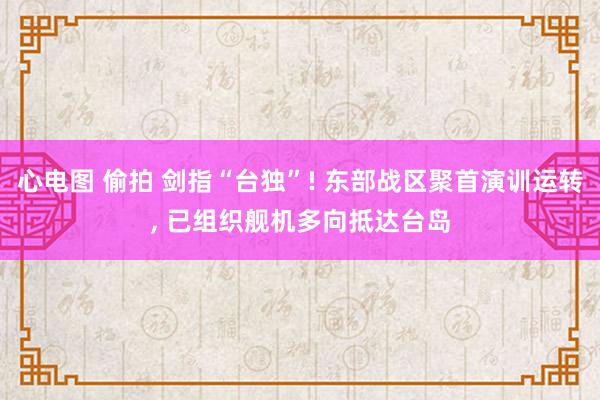 心电图 偷拍 剑指“台独”! 东部战区聚首演训运转, 已组织舰机多向抵达台岛